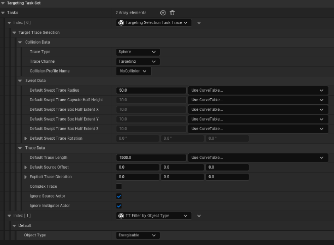 Targeting System V2 filters